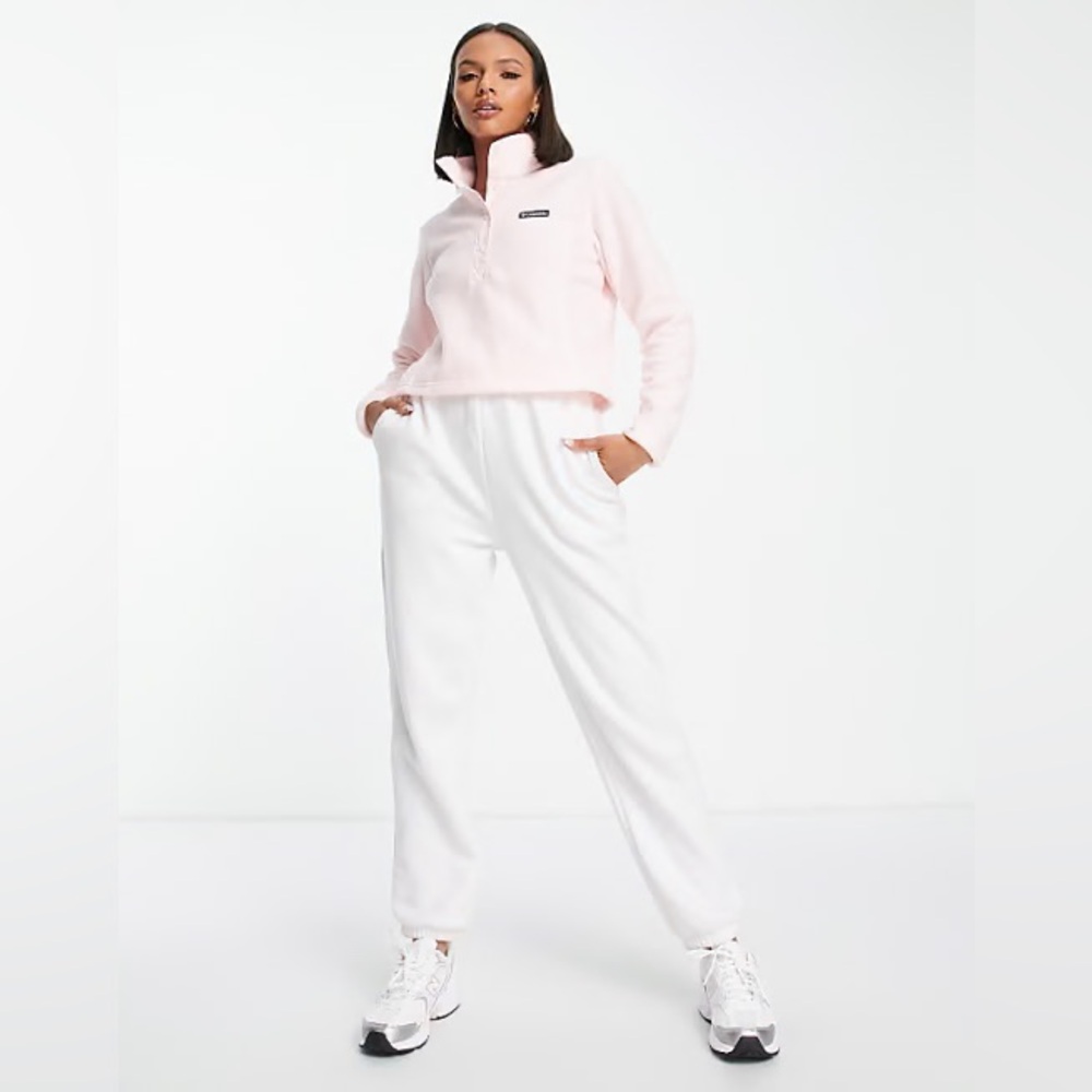 Women's Pink Fleece Sweater (Columbia Sportswear) - Picture 3 of 8